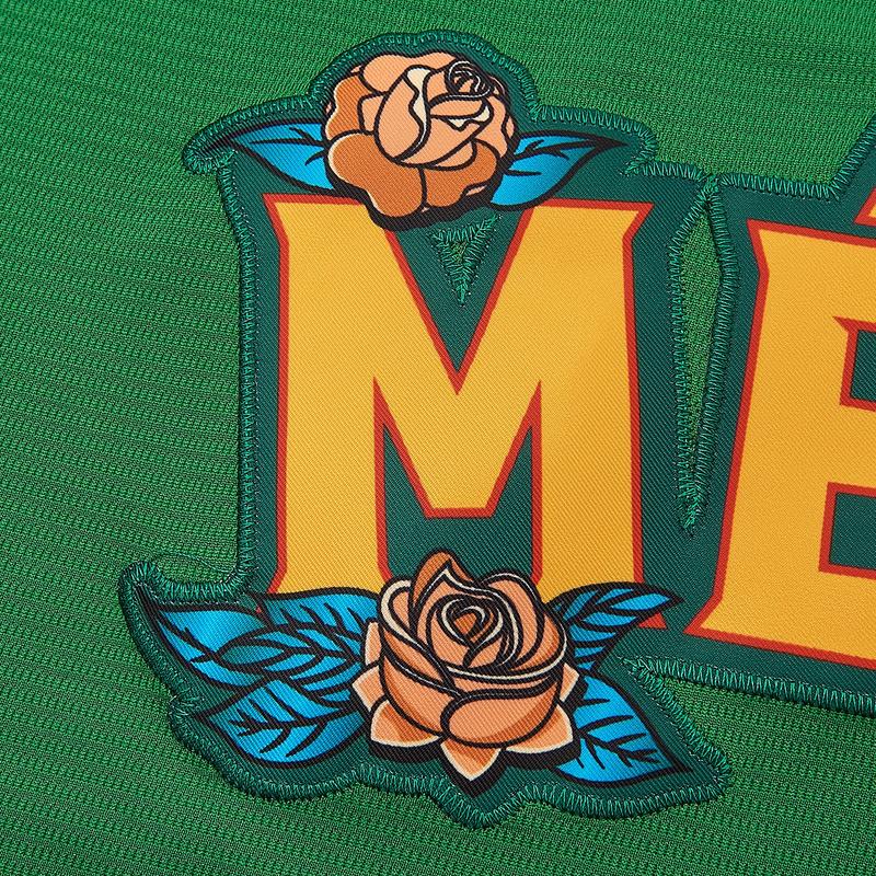 V-Neck Mexico Guadalupe Embroidered Baseball Jersey,Men's Gift,Button Short Sleeve Sports Jersey,Loose Breathable Soft Comfort,Gift for Game Day