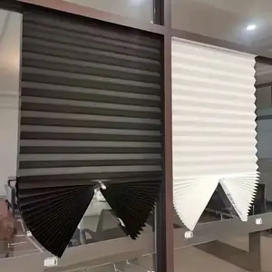 Solid Color Blackout Blinds, 1 Count Self Adhesive Blackout Blinds, Wireless Temporary Window Blinds, Cordless Blinds, Home Decor for Living Room Bedroom Kitchen Bathroom, Blackout Window Cover