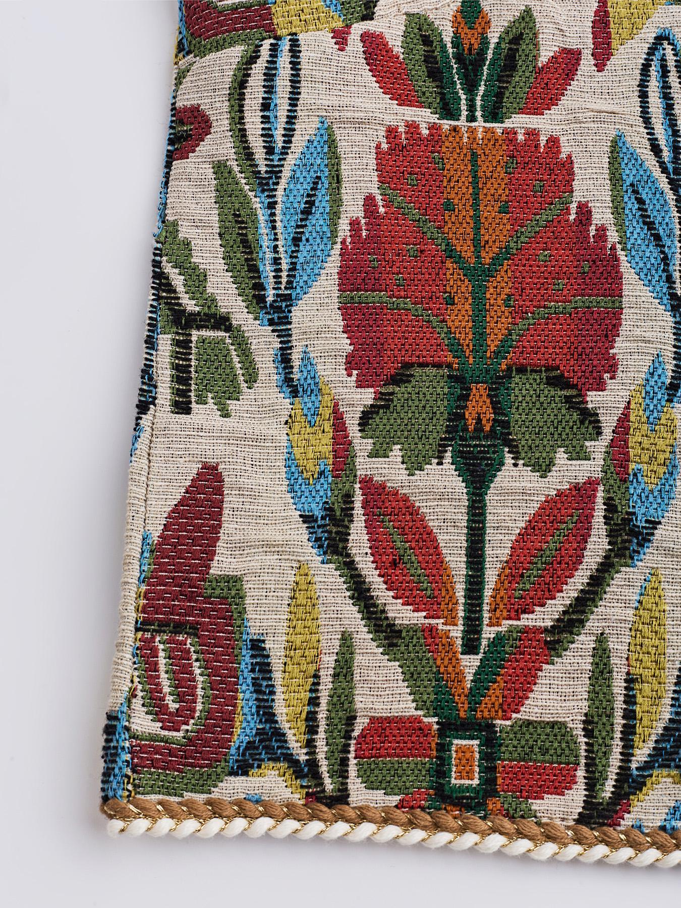 Women's Floral Pattern Tie Front Fitted Lightweight V Neck Vest, Boho Sleeveless Outerwear for Beach Vacation Holiday, Ladies Clothes for All Seasons