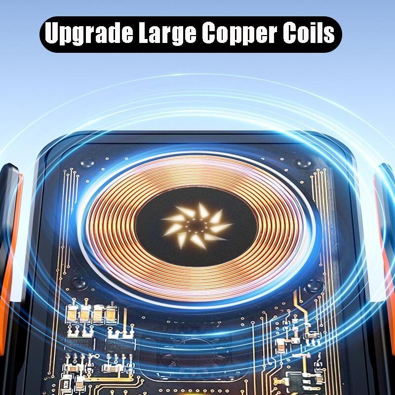 Wireless Car Charger Fast Auto Clamping Car Charger Phone Holder fit for iPhone 16 15 14 13 12 11 Pro, Samsung Galaxy S23 S22 S21, etc Smartphone Cellphone Charging Mobile Electronic