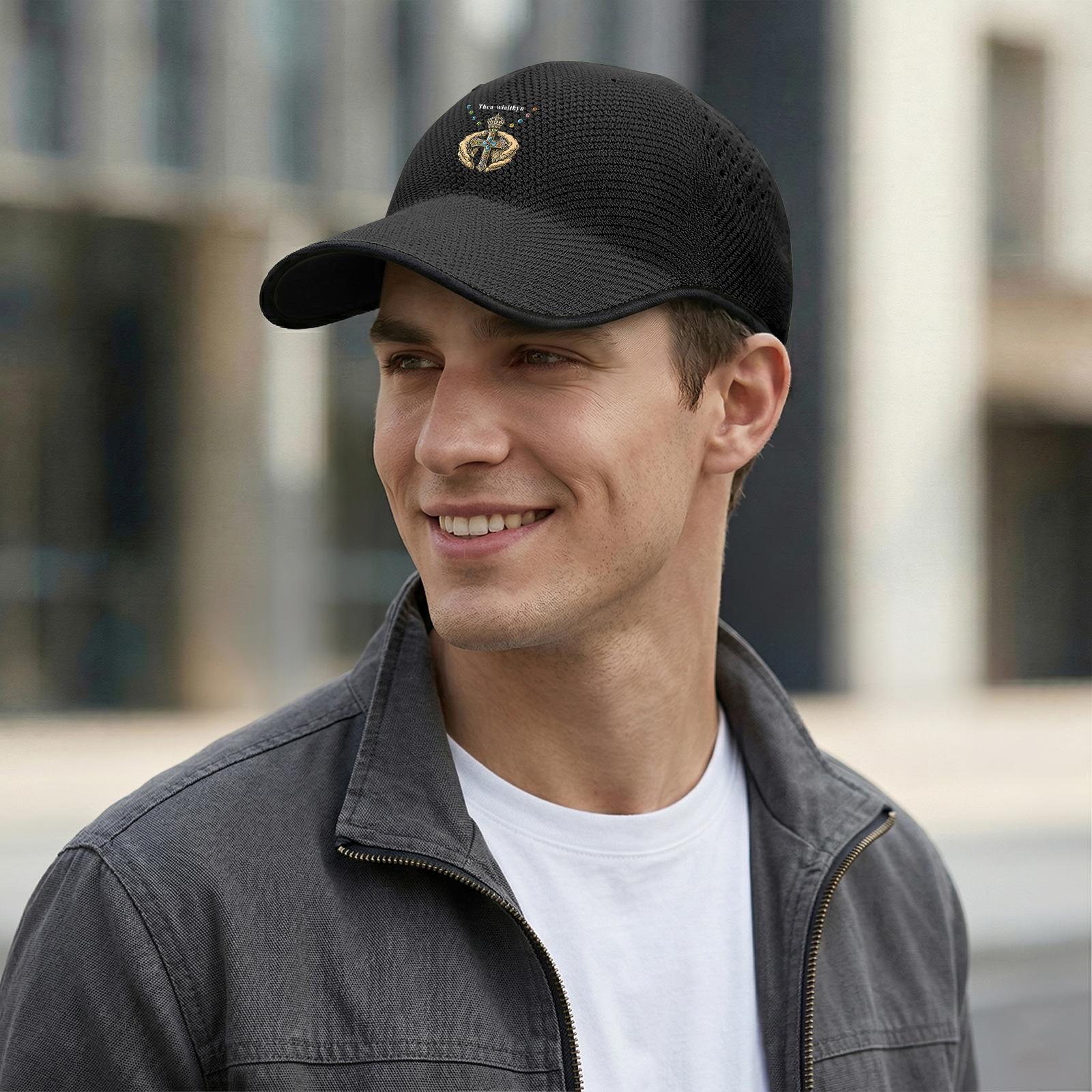 1 Pcs Foldable Graphic Trucker Cap, Breathable Quick Dry Adjustable Sun Hat for Hiking, Climbing, Golf & Outdoor Activities, Birthday Gift for Men & Women