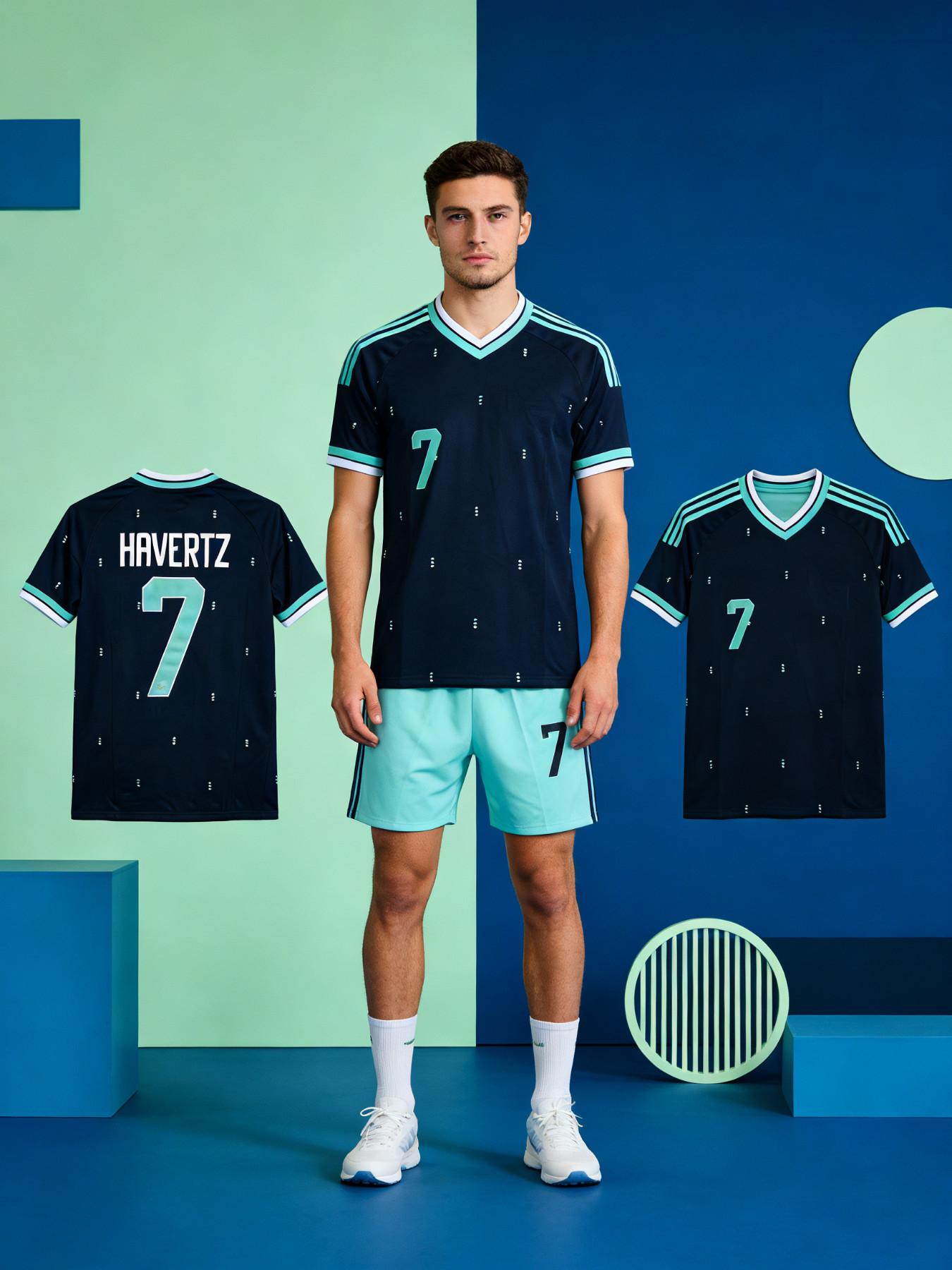 Germany National Team Men's Football Jersey, Comfortable V-Neck Design, Suitable for Matches, Training, Daily Wear, Unisex