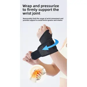 Sports Bracer Wrist Fitness Sprain Wrist Badminton Tennis Wrap Pressurized Joint Fixator Bracer