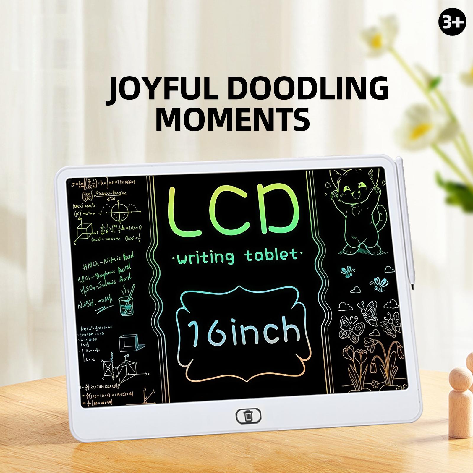 11/13/16-Inch Large LCD Writing Tablet, Erasable Electronic Drawing Board for Teens & Adults, Portable Sketchpad for Home, Office & School, Digital Writing Tablet, Graphics Drawing Tablet, Back-to-School & Holiday Gift