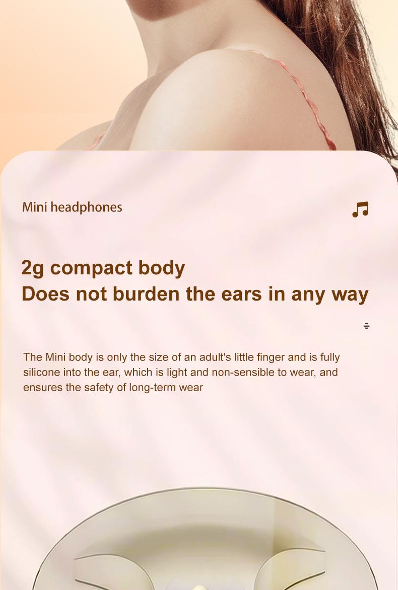 MSHUKCOE Mini Invisible Headphones Bluetooth 5.4 True Wireless In-Ear Earphones sport Audio Earbud audifonos bluetooth wireless headphones noise cancelling headphones gamingheadset MSHUKCOE Mini Invisible Headphones Bluetooth 5.4 True Wireless In-Ear Earphones sport Audio Earbud audifonos bluetooth wireless headphones noise cancelling headphones gamingheadset
