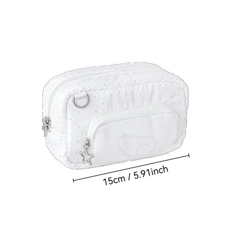 1PC Soft Camera Bag Versatile Storage Pouch, Single Shoulder Crossbody Detachable Design, Ideal for Travel & Daily Use, Durable Material