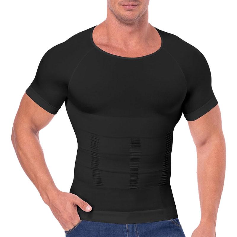 CATTIBOR Menswear 1/2/3/4 Pack Men Shaping Shirts Body Shaper,Men Short Sleeve Shirt,Men Sport Vest GYM Fitness Excercise Tanks Tops,Menswear For Daily Life CATTIBOR Menswear 1/2/3/4 Pack Men Shaping Shirts Body Shaper,Men Short Sleeve Shirt,Men Sport Vest GYM Fitness Excercise Tanks Tops,Menswear For Daily Life