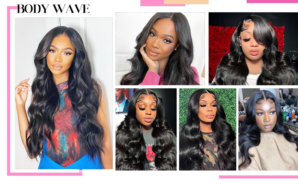30 Inch 13X6 Body Wave Pre Plucked HD Lace Frontal Wigs Human Hair Brazilian 13x4 Transparent Lace Front Wigs Human Hair