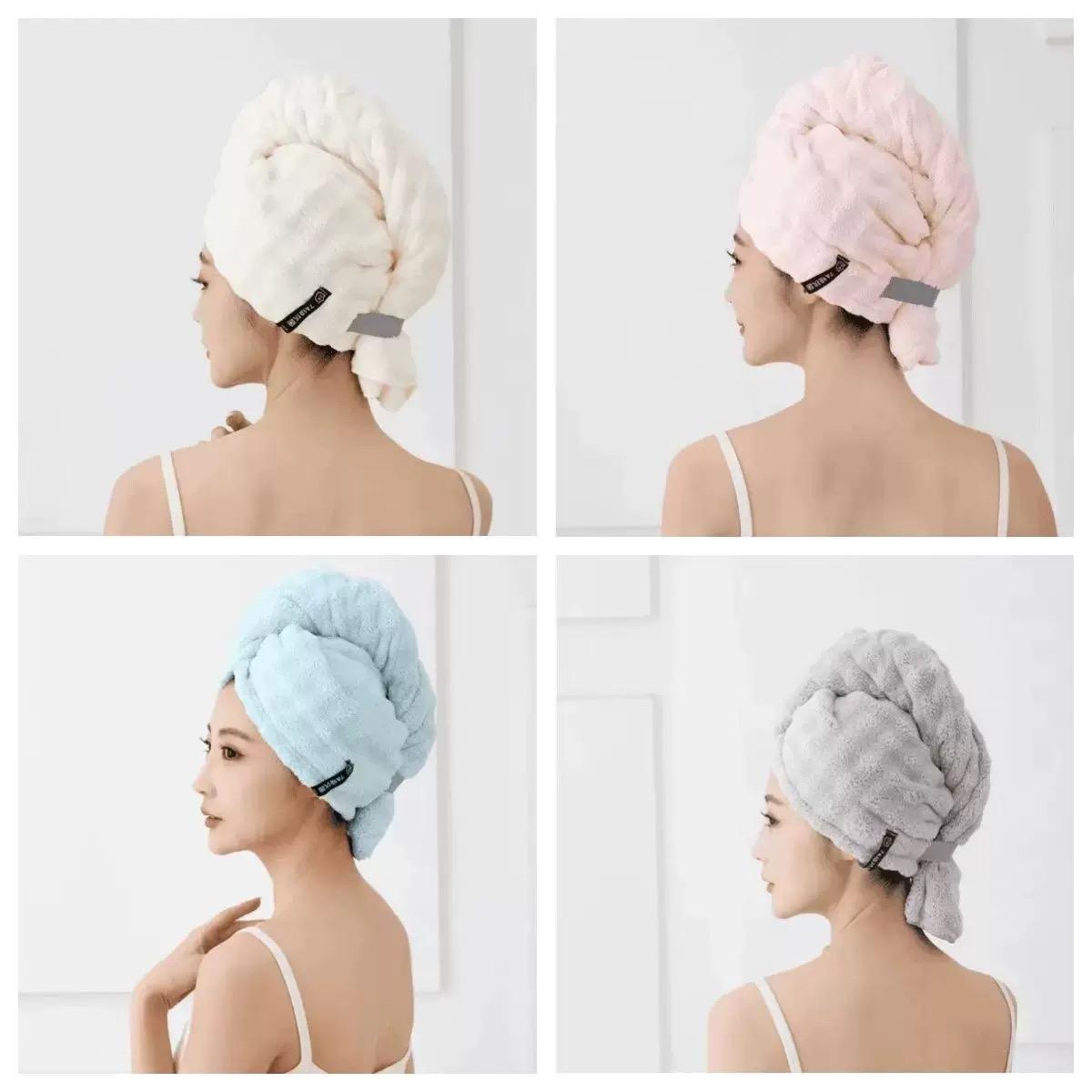 Women's quick-dry hair towel, absorbent and thickened, new style shower cap towel head wrap