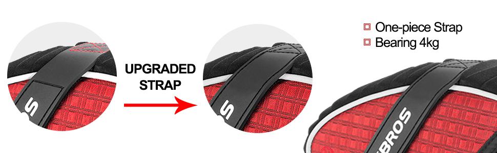 ROCKBROS Bike Seat Bag, Bicycle Saddle Bag Under Seat 3D Shell Cycling Seat Pack for Mountain Road Bikes Black