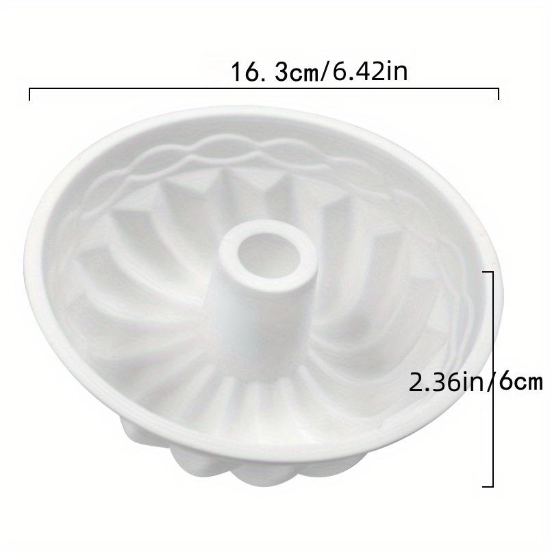 Single 6-Inch Savarin Baking Pan - Non-Stick Cake Mold, Food Grade Silicone Cupcakes, Pound Biscuits, Chocolate Truffles - Easy Release, Dishwasher Safe, Reusable Birthday, Christmas, Valentine'S Day, Easter Baking Tools - Durable Kitchenware