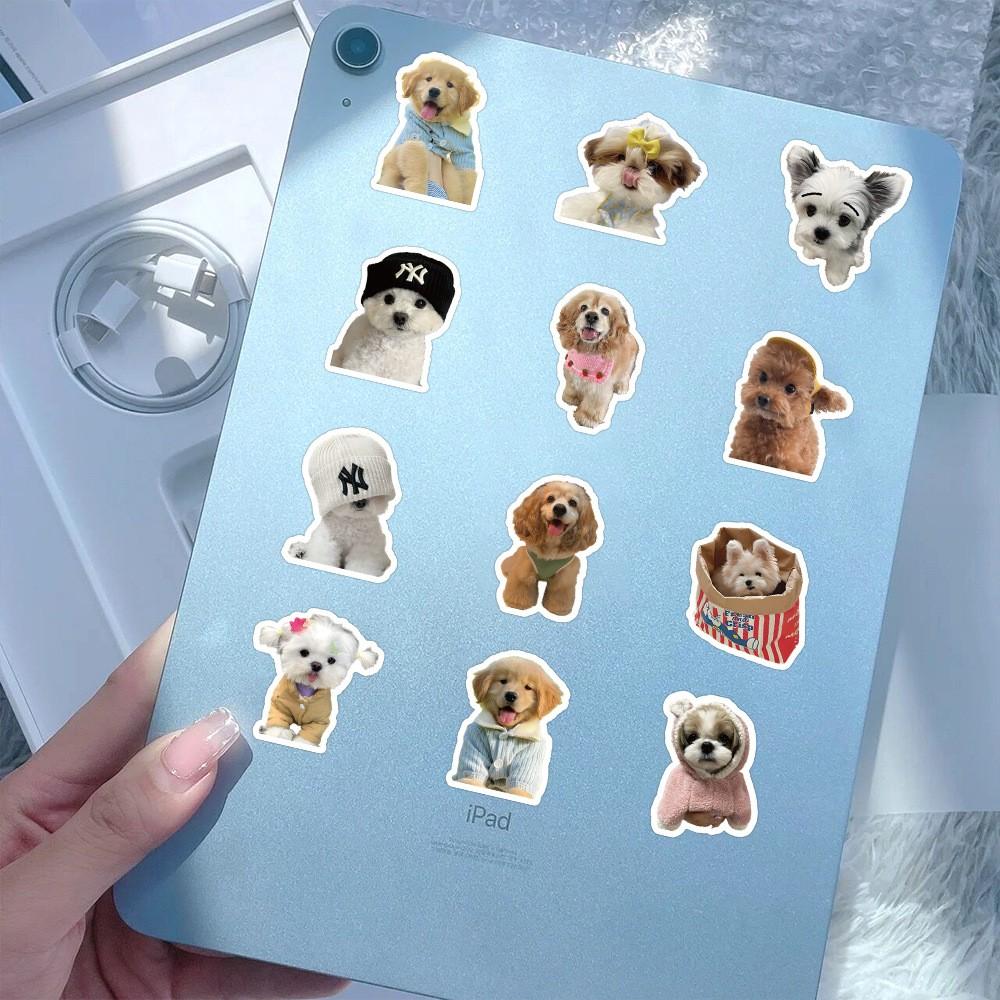 103 Trendy Dog Stickers, Unique Creative Clear Handmade Notebook DIY Waterproof Decorative Stickers, Personalized Stationery Accessories