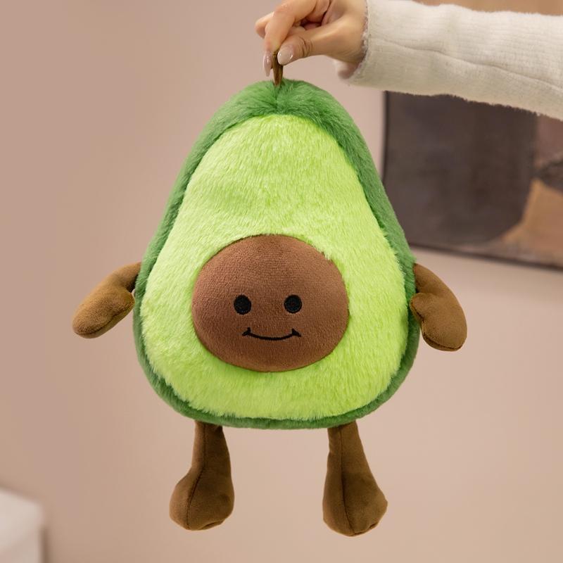 Avocado and Ghost Plush Toy, Perfect for Home Decor, Kids Birthday, Mother's Day, Halloween, Unisex Soft Stuffed Animal Gift