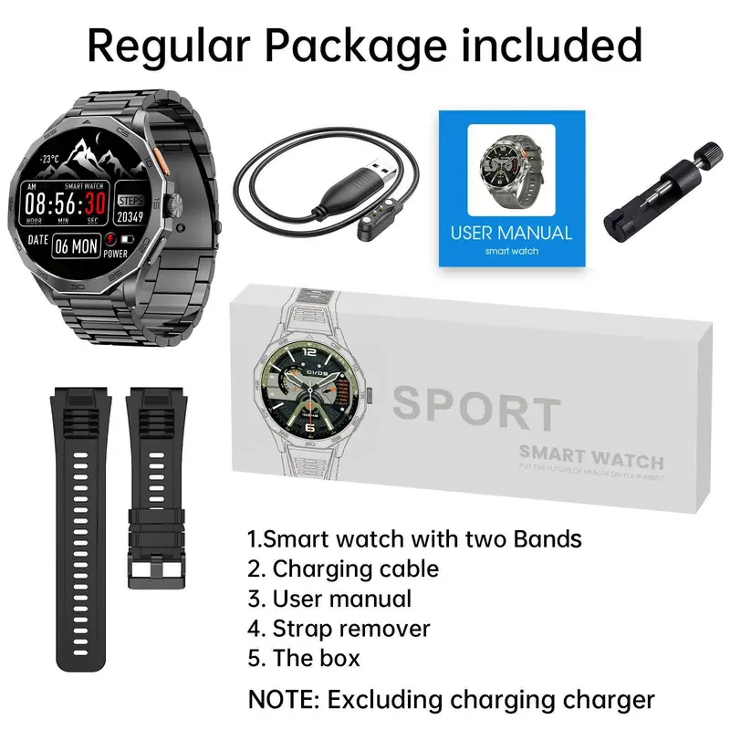 Multifunctional Smartwatch, Fashion Digital Sports Watch for Women and Men, Smart Watch for Android, Waterproof Fitness Smartwatches #GLOBAL PICKS