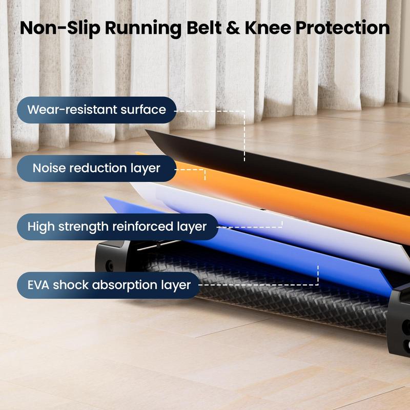 【New Arrival】Deals for You YAGUD Electric Folding incline Treadmill with Handrail, Low-Noise Motor – 265lbs Weight Capacity Spacious Belt, Dual Shock Absorption, Remote Control & Wheels for Easy Moving – Includes Free Resistance Bands and Remote