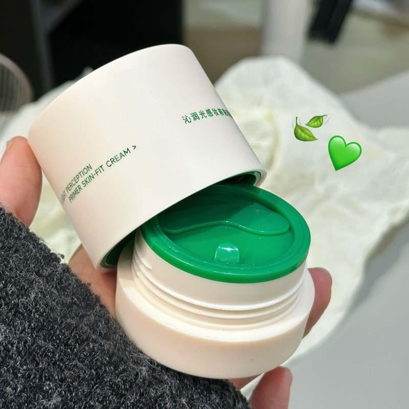 HERORANGE Multi-Use Face Primer Cream Hydrating Blurring No Caking Glass Skin Natural Glow Long-lasting Wear Beginner Friendly Everyday Essential. Face Primer, Blurring Primer.