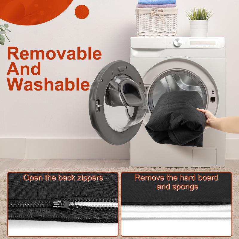 Dog Car Seat Cover for Back Seat, Waterproof Back Seat Extender for Dogs Supports 400lbs, Hard Bottom Car Seat Cover for Dogs, Sturdy Dogs Seat Cover for Car SUV