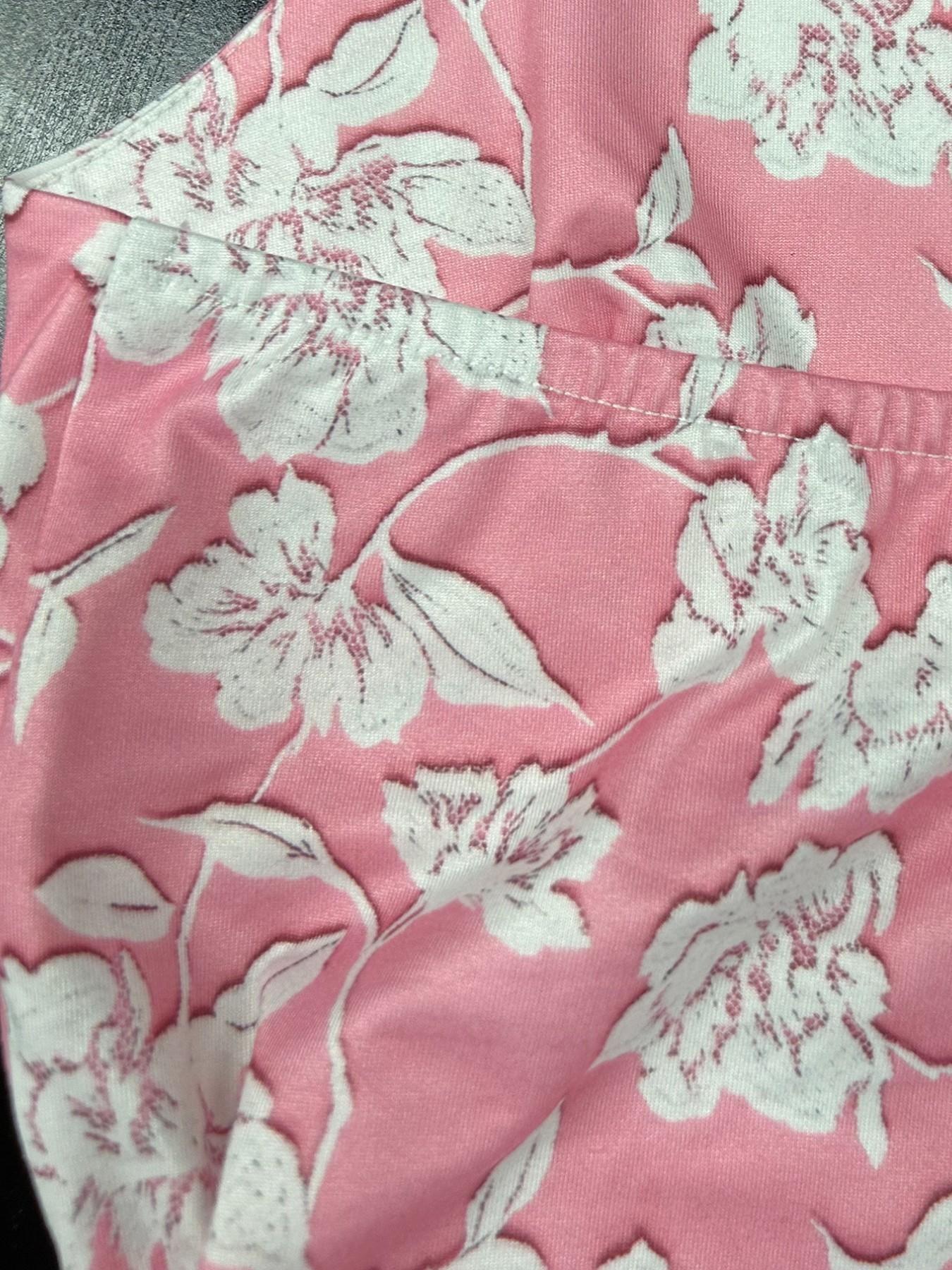 Summer Ditsy Floral Strap Top, French V-Neck Slim-Fit Crop Tank, Casual Y2K Style for All Seasons, Perfect for Dates & Vacations