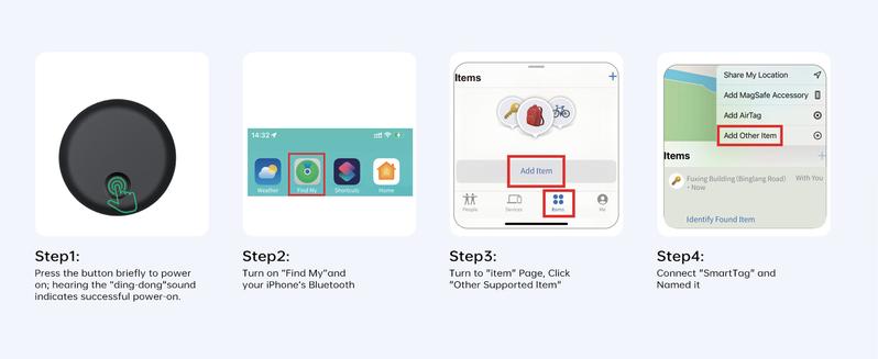 ONE LIFE Bluetooth Key Finder Tag Compatible with Apple Official Chip (iOS Only), Anti-Lost Bluetooth Tracker for Car Keys, Wallets, Luggage, and Passports with 80dB Alarm & Left-Behind Reminder, 2-Year Replaceable Battery, Restock Deals