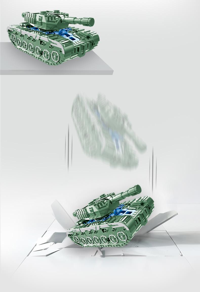 Creative Mecha Fidget Spinner, Simulation Tank Model Transformable Robot, Gear Wheel With Click Sound, Stress Relief Fidget Toys