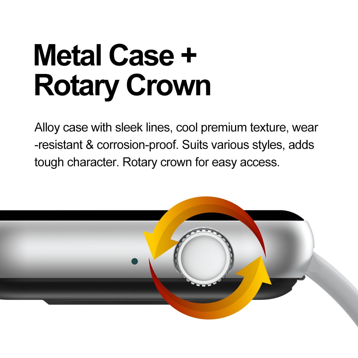 Universal smart sports watch, 1.83 inches HD touch screen, wireless calling, compatible with Android/iPhone, over 100 sports modes, pedometer, blood pressure and heart rate sports tracker, stainless steel and silicone dual strap, waterproof.