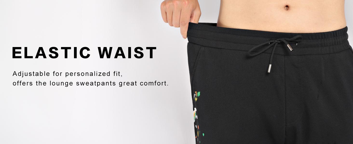 GINGTTO Men's Stacked Flared Sweatpants Loose Patchwork Athletic Streetwear Flares Pants