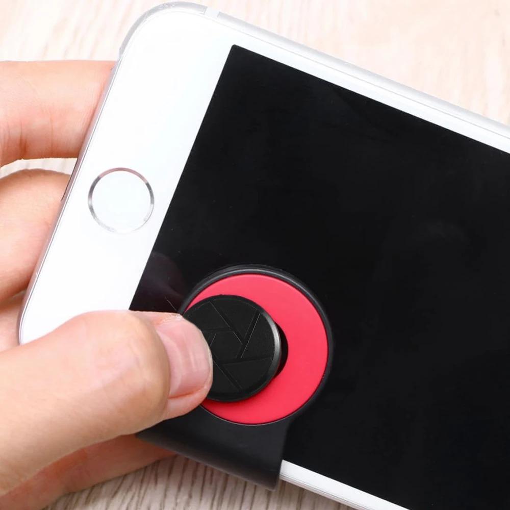 Portable Wireless Bluetooth Mobile Game Controller for iPhone & Android - Mini Joystick for Touchscreen Devices, Travel-Friendly Gaming Gadget, Smartphone Gamepad.