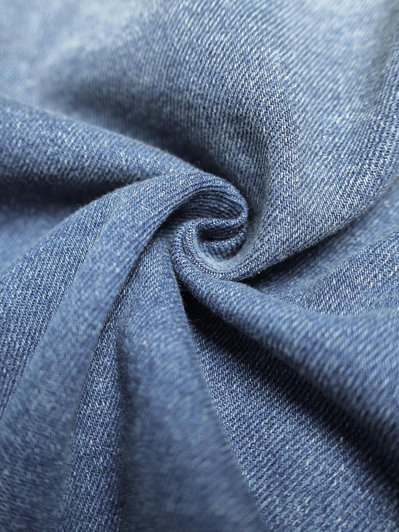 Women's Denim No Stretch Pilot Jacket, Loose-Fitting Zipper Fly, Casual Fashion Outerwear, Perfect for Daily Wear