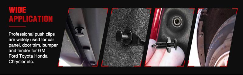 Nilight 100pcs Engine Under Cover Push-Type Retainer Replaces Lexus & Toyota 90467-07201 Quality Nylon Push Rivets with Bonus Fastener Remover Car Replacement Automotive dealsforyoudays
