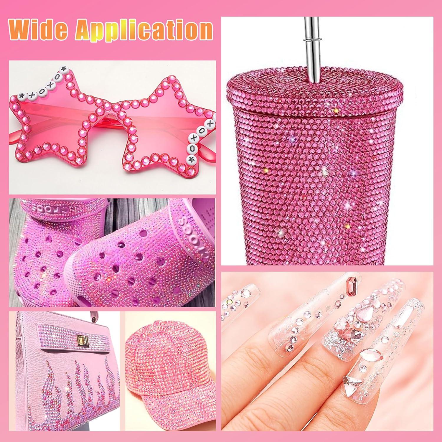 22000 Flatback Pearls and Rhinestones Set, Resin Rhinestone Gems, Mixed Sizes Half Gemstones, DIY Crafts for Nails, Face, Eyes, Bottles, Shoes