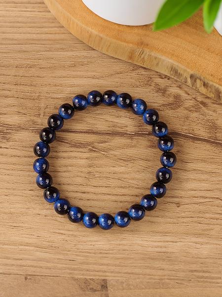 Natural Crystal Blue Tiger Eye Beads, Hand Selected Crystals, Enhance Spirituality, Reduce Emotions, Safe Protection Jewelry Gift for Friends