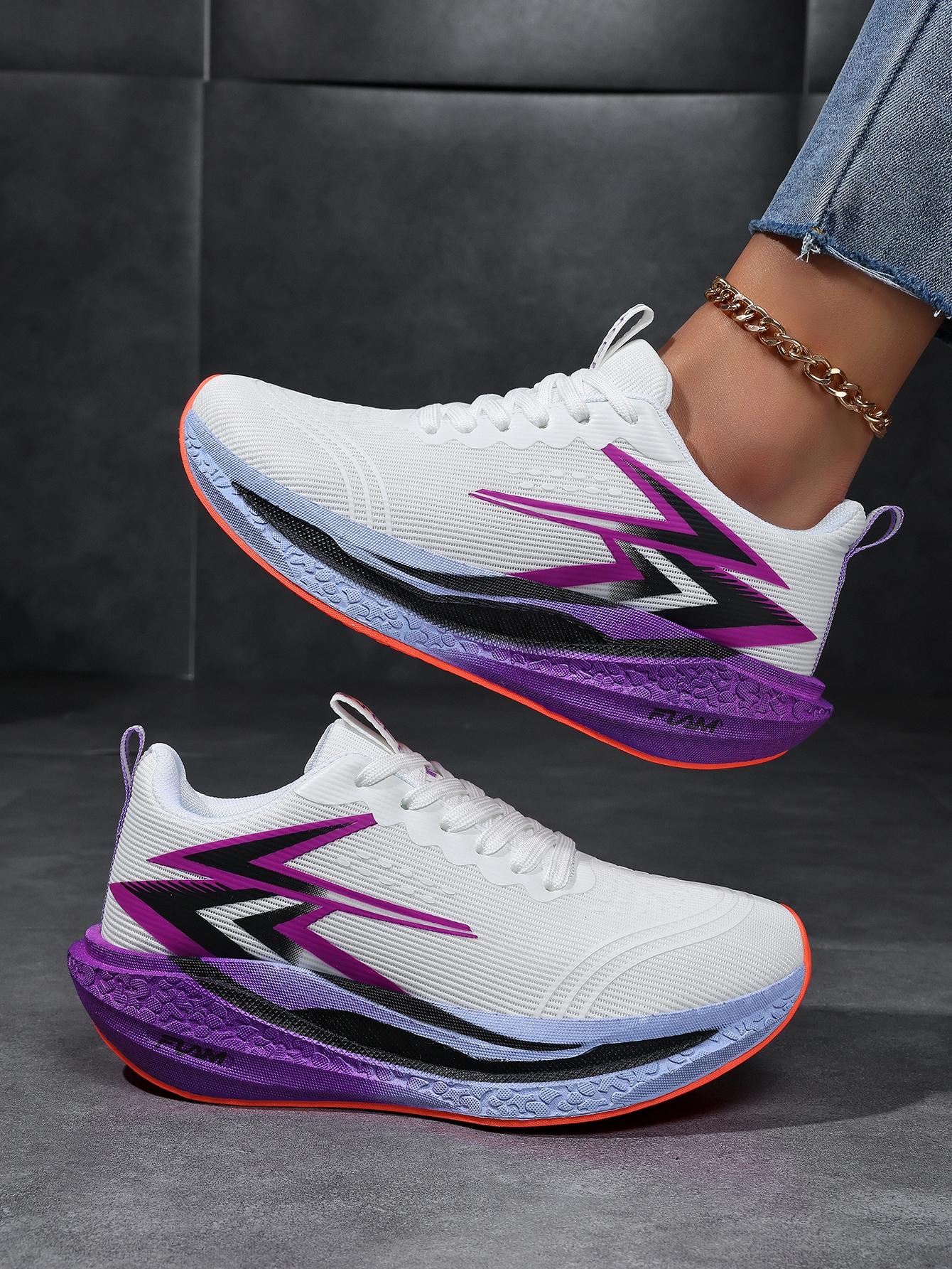 Women's Carbon Plate Sneakers with Air Cushion Sole, Breathable Mesh Running Shoes, Ideal for Gym, Yoga, Tennis, Marathon, Summer