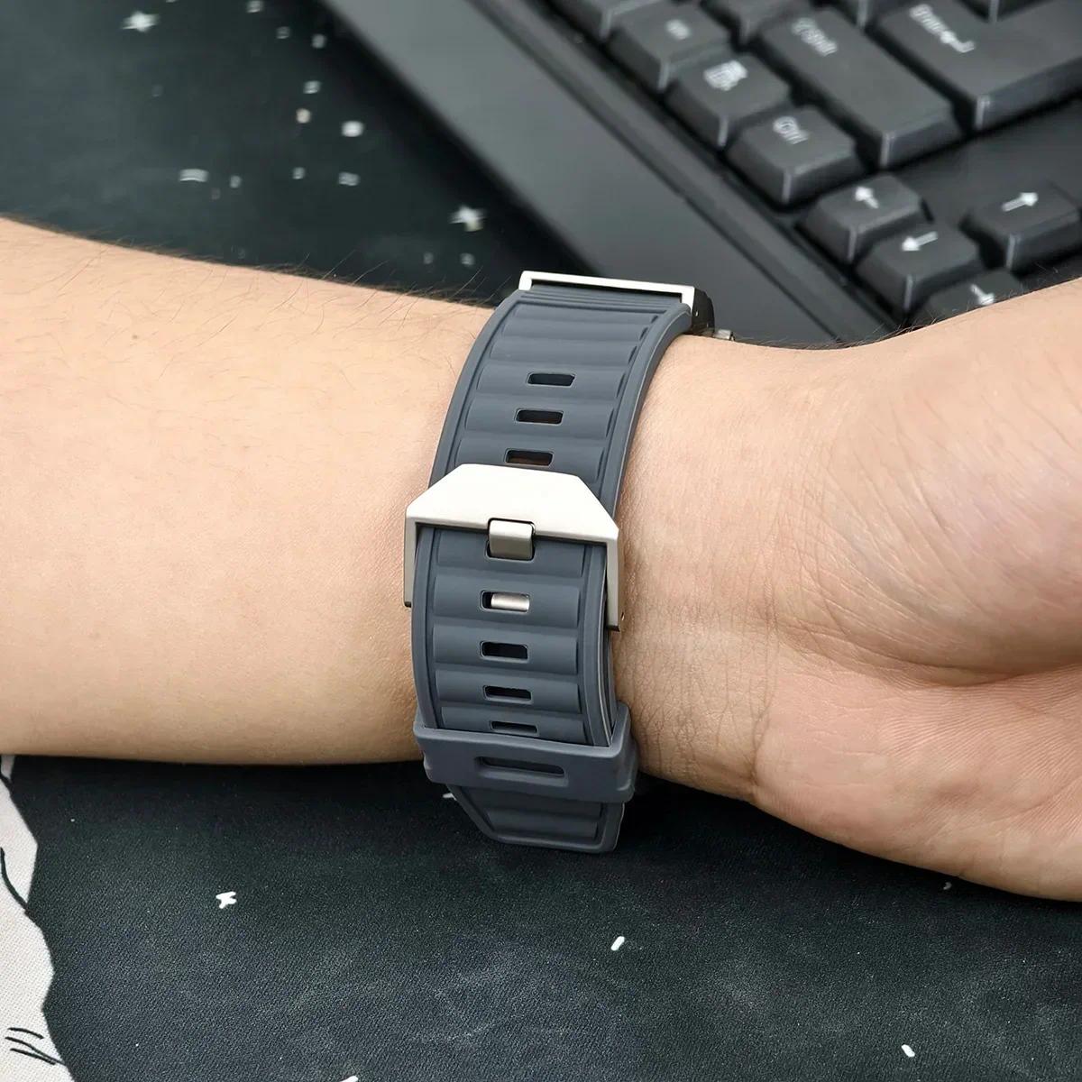 Funky Romantic Glamorous Ethnic Peppy Soft Silicone Sport Watch Strap, Replacement Band Compatible with 42/44/45/49MM Ultra 2, Series 4/5/6/7/8/9 Smart Watches