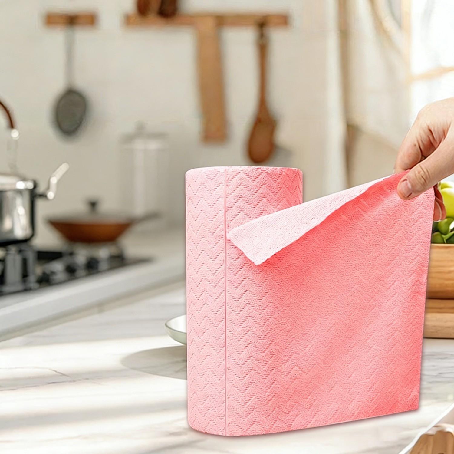 20-Pack Reusable Microfiber Cleaning Cloth Roll, Highly Absorbent and Durable, Super Absorbent Microfiber, Eco-Friendly for Kitchen, Windows, and Cars, Microfiber Cleaning Towels