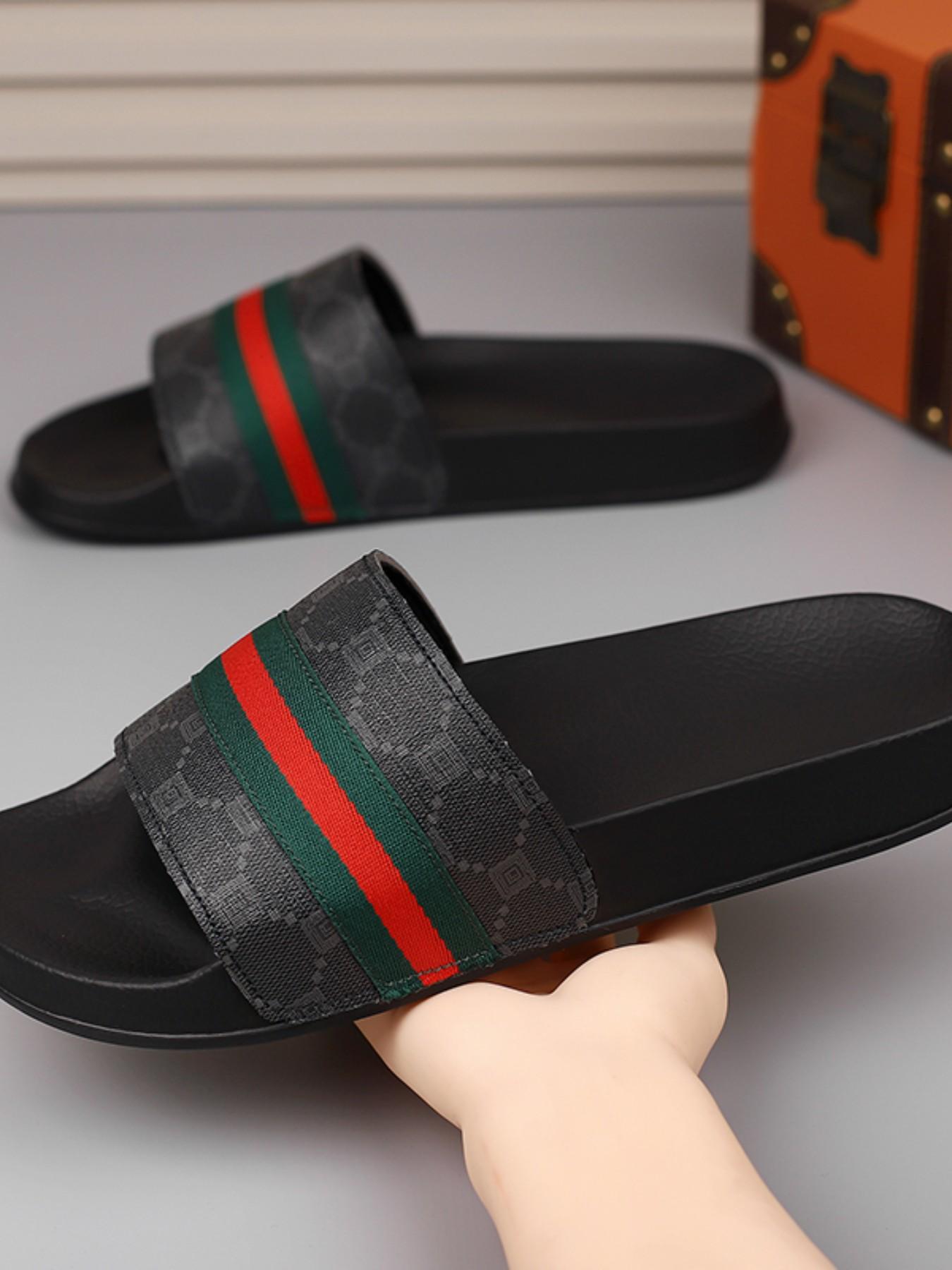 Unisex Floral Sandals, Summer Fashion Flat Slippers, Non-Slip Couples' Shoes, Casual Outdoor Wear, Comfortable & Stylish Design