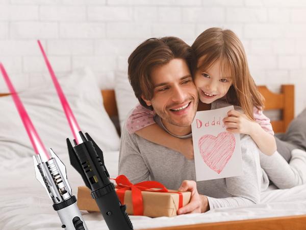 Torch Lighter, Lightsaber Torch Flame Lighter Gifts for Dad Grandpa Step Dad Papa, Birthday Gift Cool Gadgets for Men 2025 Kitchen Camping BBQ