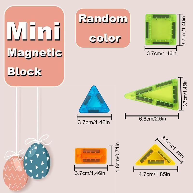 Classic Magnetic Building Blocks Set, Creative Assembly Toy for Kids, Includes Storage Box, Perfect Gift for Holidays and Birthdays