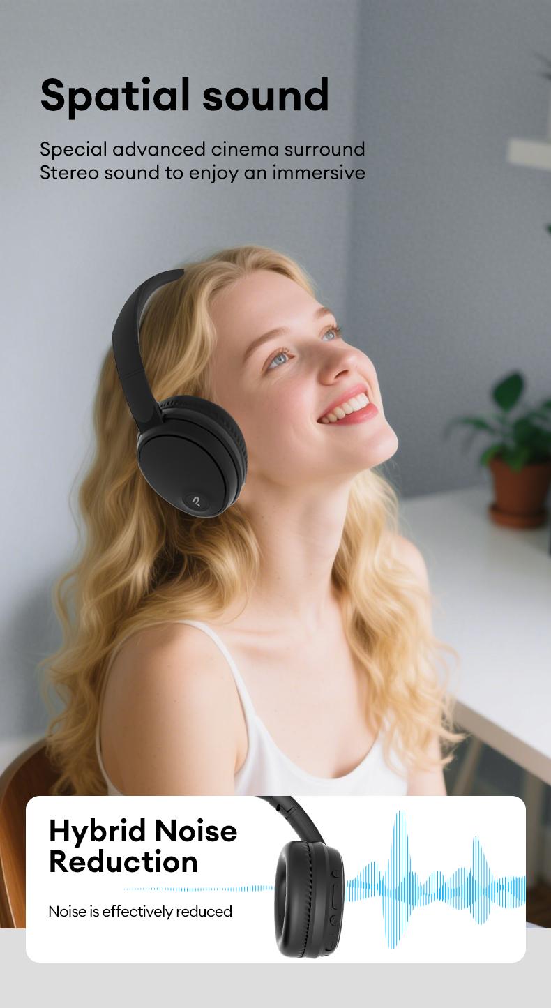 PAXA-PBuds Max ACN Headset  Headphones，Hollow Earphone Design,Outstanding Acoustic Performance Balance Technology,  Low-Latency Sound Image Synchronization, Bluetooth 5.4 Stable Version, 30-Hour Battery Life, Suitable For Work Or Outdoor Activities.