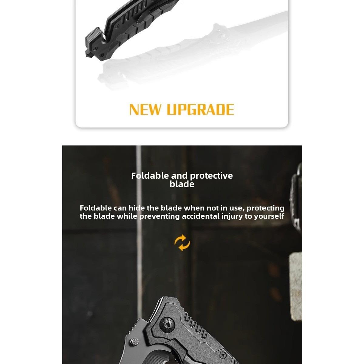 Stainless Steel Fruit knives - High Hardness Sharp Folding knives for Outdoor Use, Multi-Functional Self-Defense, Camping Gifts EDC