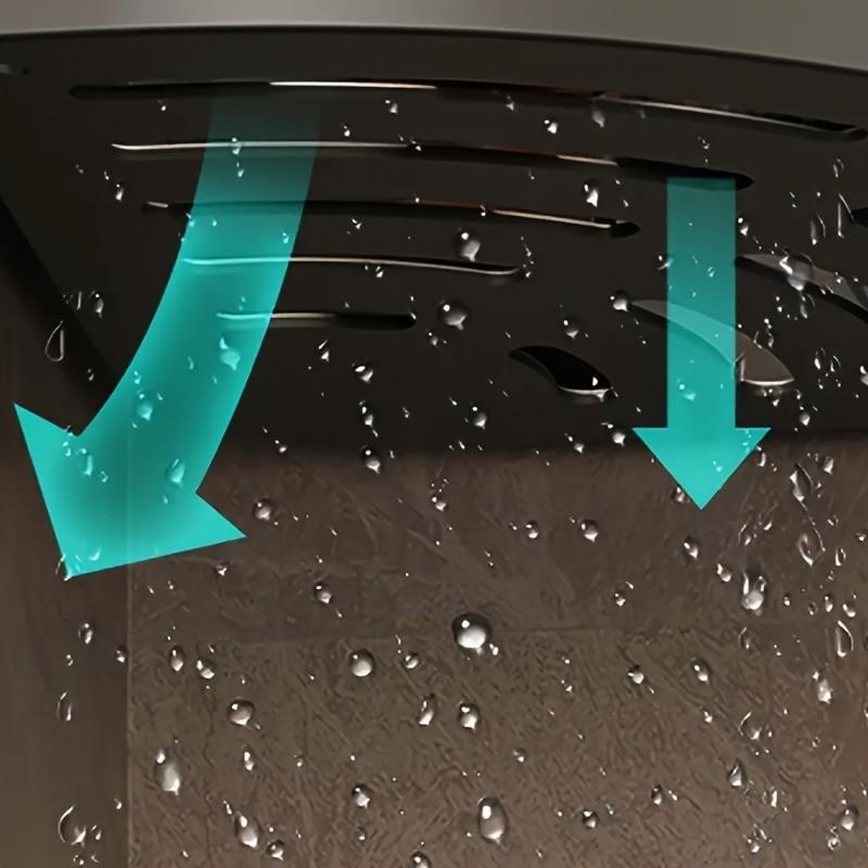 Wall-Mounted No-Drill Triangle Storage Rack, Toilet and Sink Organizer Solution, Durable Design for Daily Use