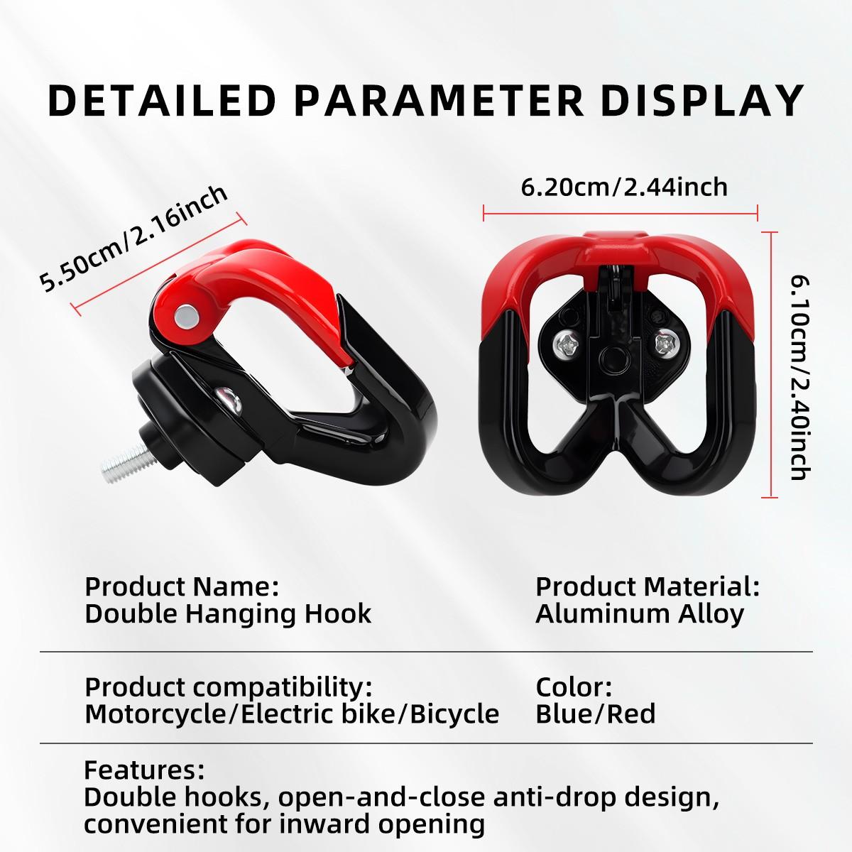 Motorcycle Hook Luggage Bag Hanger Helmet HolderClaw Aluminum Alloy Holders for Motorcycle Accessories Universal