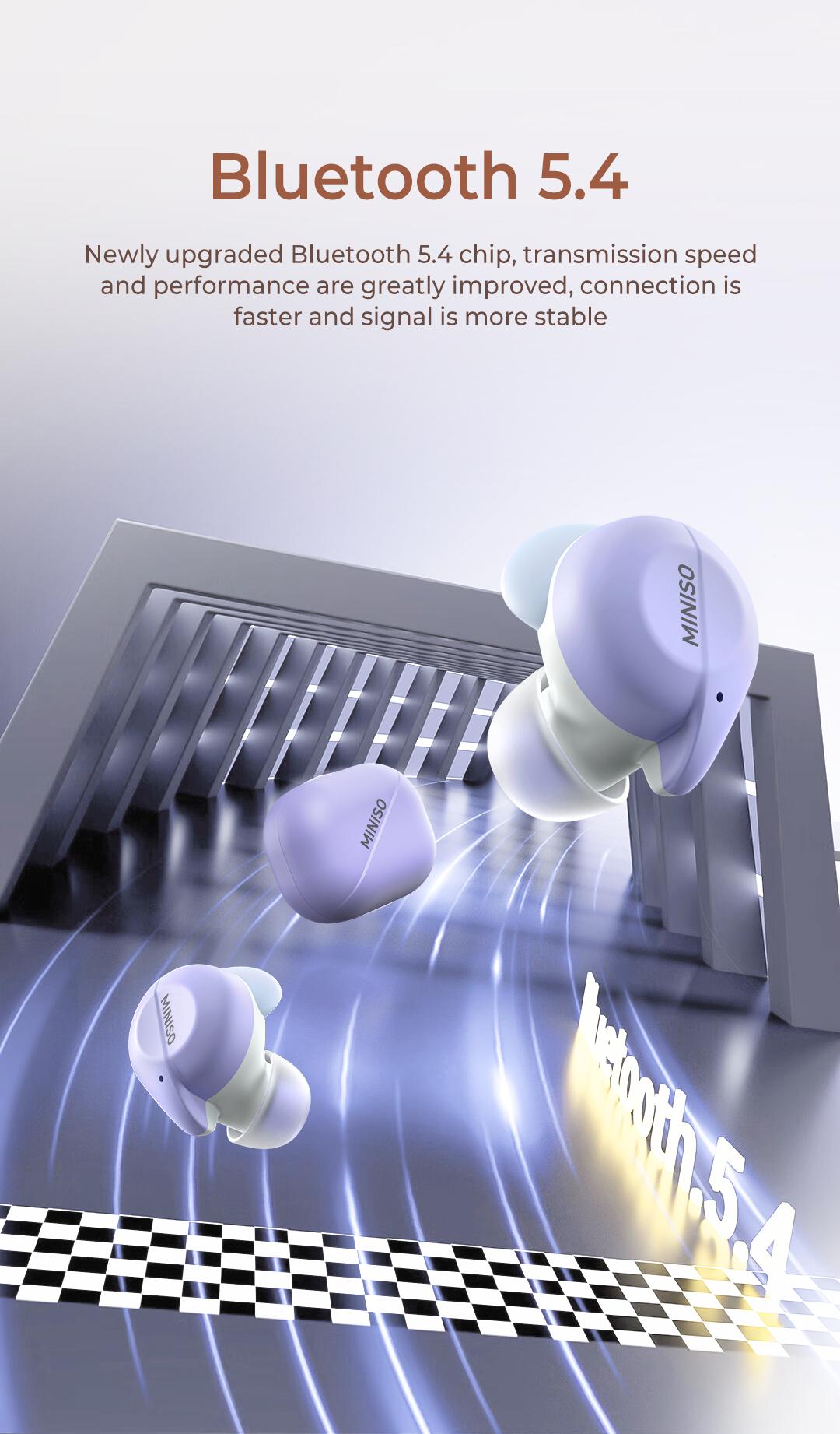 MINISO X51 True Wireless Bluetooth Earphone Noise Cancellation Mini Earbuds With Mic