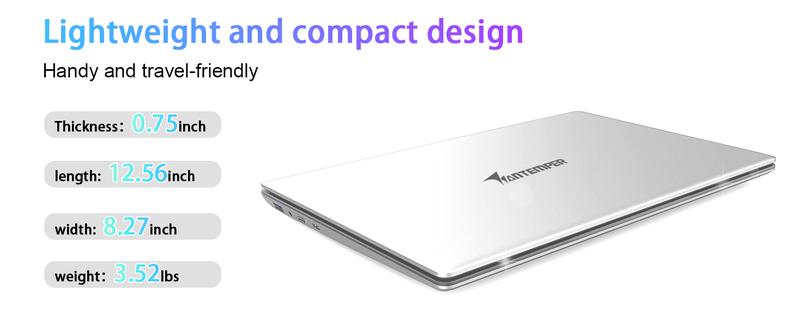 Newest 14.1 Inch Laptop, Notebook Windows 11 Laptop Computer, Intel Celeron N4020C(up to 2.8GHz), 8GB RAM 256GB SSD, Full HD 1920x1080, Mini HDMI, USB3.0, Webcam, TF Card, Type-c, 5000mAh Battery 2024 Laptop Computer on Sales springtok