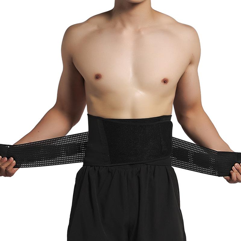 Fitness Sports Waist Belt Support Pressurized Men and Women Waist Support Basketball Squat Weightlifting Waist Protection Twist Core Ab Exercise Machine