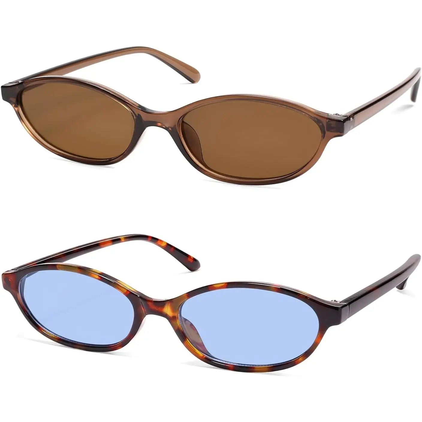 B16 Clear Brown+tortoise/Blue