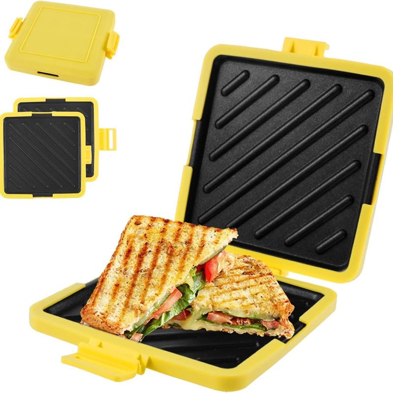 Microwave Toaster Oven, Microwave Sandwich Maker, Toastie Maker, Suitable for Toasts, Waffles, Sandwiches, Multi-Functional Kitchen Appliance