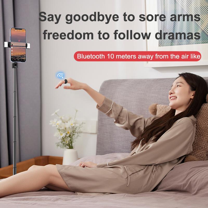 Wireless Remote Control Ring,BT-compatible Remote Ring for Tiktok, Convenient Finger Button, Selfie/vidio/swipe Pages/mute Key/cut Song/auto Lock Screen, Compatible iOS/android Rechargeable BT Remote Control Ring for Short Video, Selfie Accessories