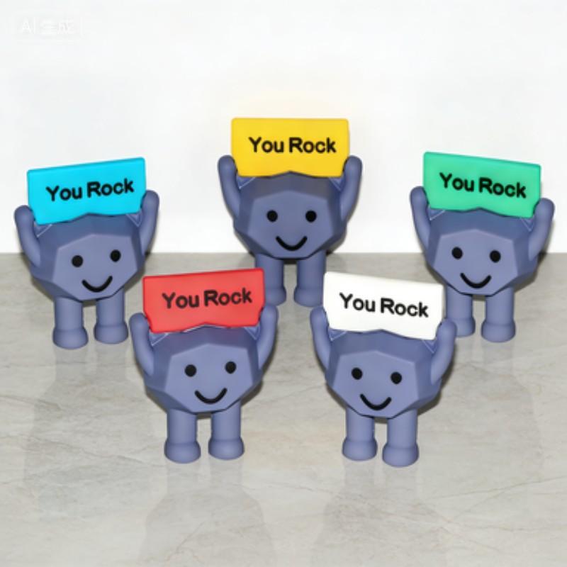 Random 10 Mini Inspirational Figurines Decorations, Encouragement Birthday Gifts for Colleagues Employees Teachers, Christmas Graduation Presents