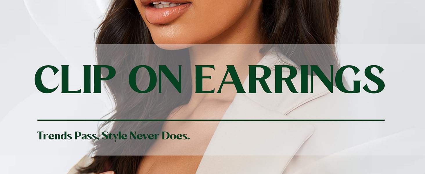 YADOCA 3Pairs Clip on Earrings for Women Trendy Stocking Stuffers Hypoallergenic 14K Plated Gold Chunky Tube Croissant Waterdrop Clip-on Hoop Earrings Set Fake Jewelry Non Pierced Ears YADOCA 3Pairs Clip on Earrings for Women Trendy Stocking Stuffers Hypoallergenic 14K Plated Gold Chunky Tube Croissant Waterdrop Clip-on Hoop Earrings Set Fake Jewelry Non Pierced Ears