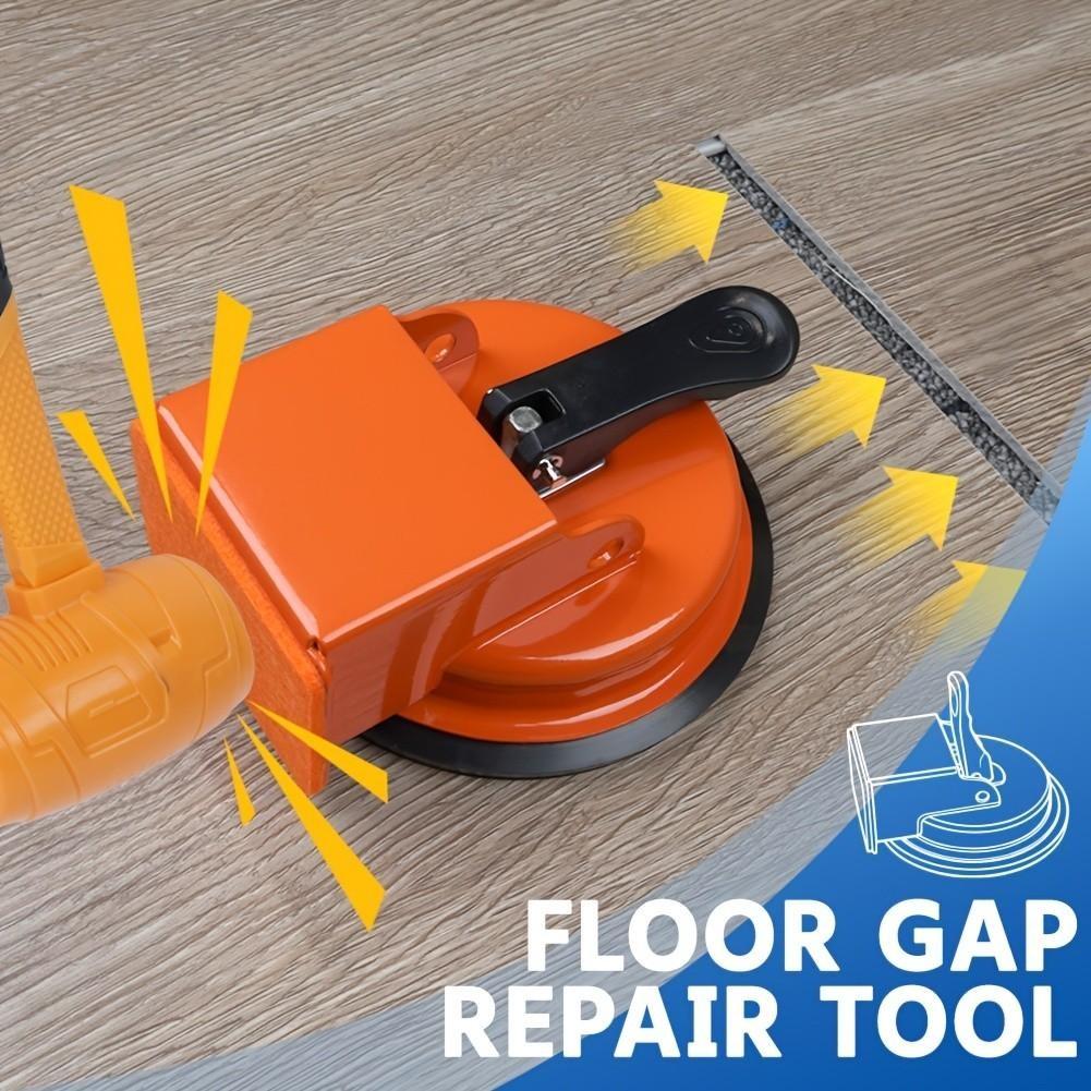 Floor Gap Repair Suction Tool Set, Professional Home Tools Kit for Flat Surfaces, Tiles, Wood Boards, PVC, Glass Floors, Includes 3 Transparent Pads